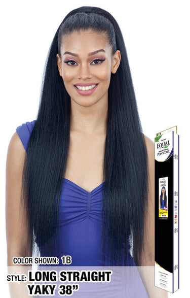 SHAKE N GO Freetress Equal Ponytail Long Straight Yaky 38 - Sareya Beauty - Calgary hair store